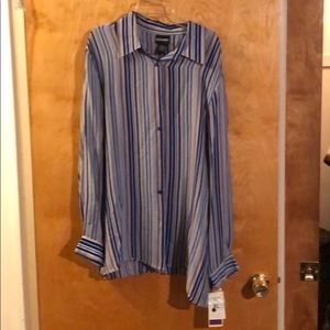 Blue stripe Blouse